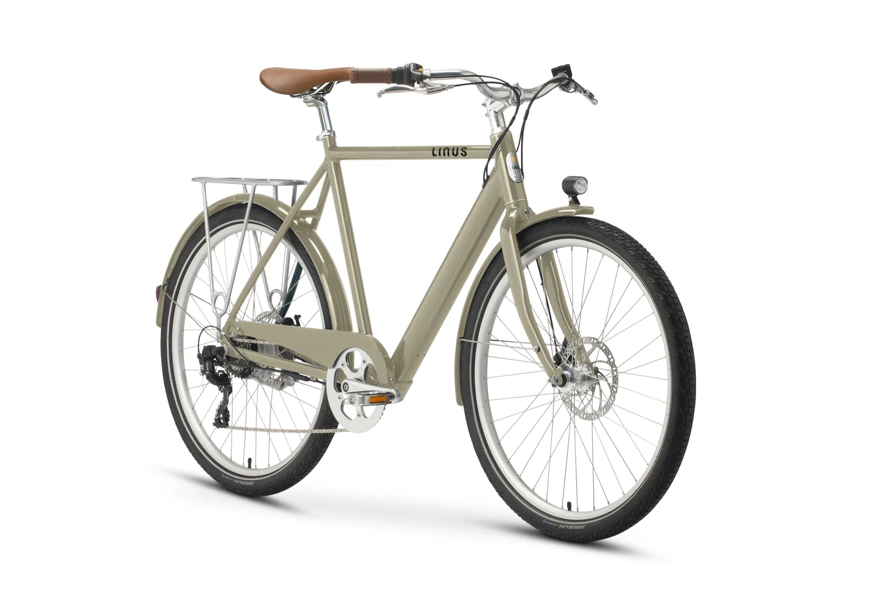 Linus Roadster Sport 3i Heritage Bike in Olive & Desert