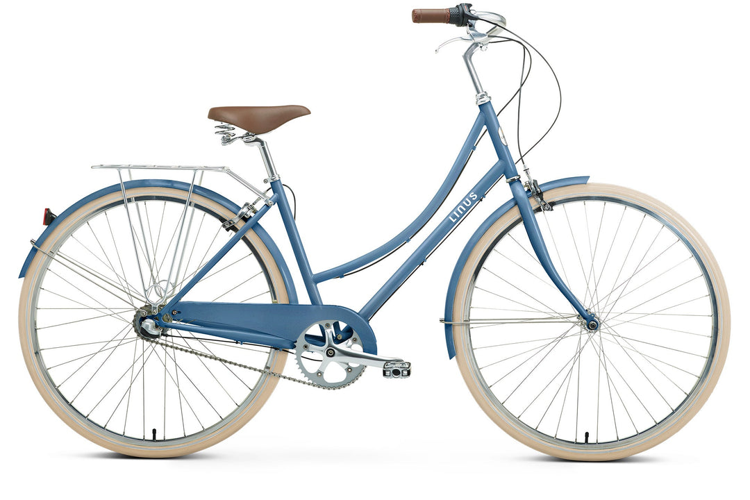 Linus Dutchi 3i, City bike, Step Through Frame, Leather-wrapped