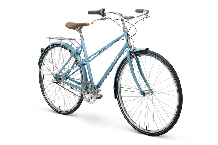 Mixte 3i, City bikes in White, Blue & Black – Linus Bike Canada