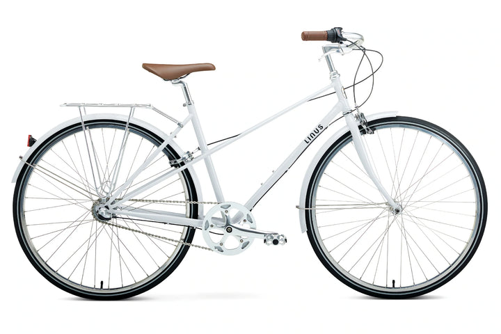 Mixte 3i, City bikes in White, Blue & Black – Linus Bike Canada