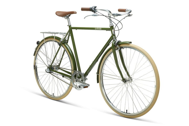 Linus Roadster Sport 3i Heritage Bike in Olive & Desert – Linus